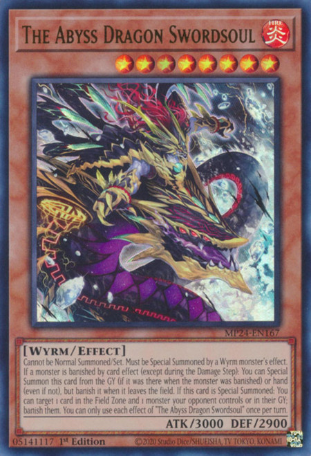 MP24-EN167 The Abyss Dragon Swordsoul