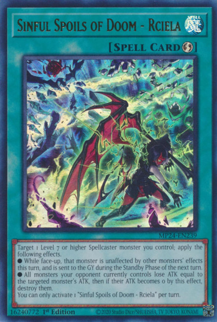MP24-EN239 Sinful Spoils of Doom - Rciela