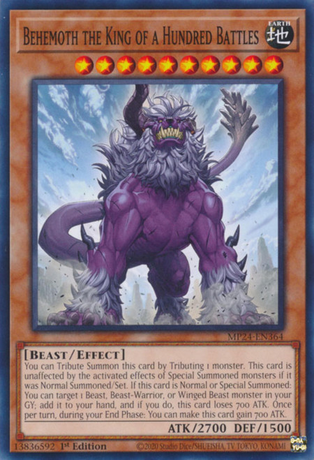 MP24-EN364 Behemoth the King of a Hundred Battles
