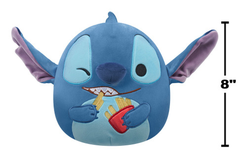 Squishmallows Disney 8-Inch Stitch with French Fries Plush