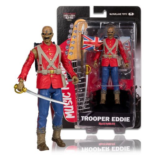 Music Maniacs: Metal - Trooper Eddie from Iron Maiden 6-Inch Posed Figure