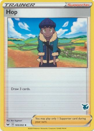 Sword & Shield (Base) 165/202 Hop (Eevee Symbol)