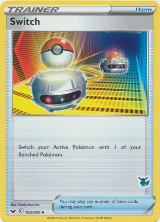 Sword & Shield (Base) 183/202 Switch (Eevee Symbol)