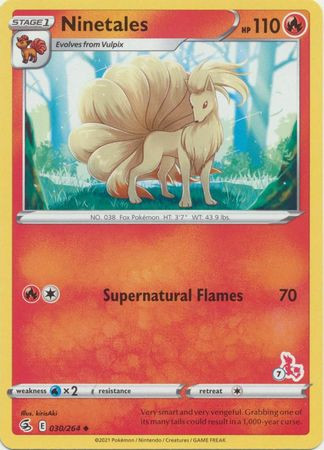 Fusion Strike 030/264 Ninetales (Cinderace Symbol 7)