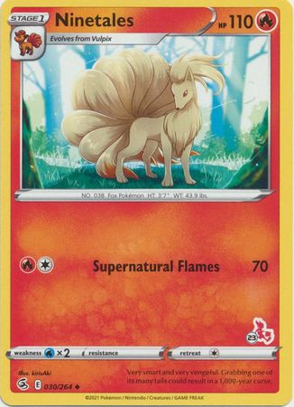 Fusion Strike 030/264 Ninetales (Cinderace Symbol 23)