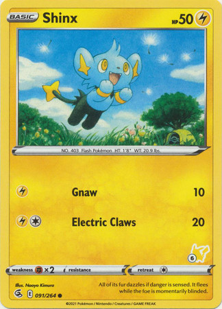 Fusion Strike 091/264 Shinx (Pikachu Symbol 6)