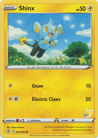 Fusion Strike 091/264 Shinx (Pikachu Symbol 41)