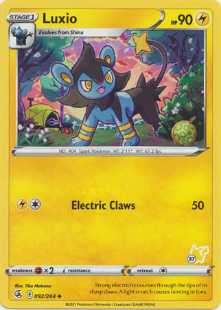 Fusion Strike 092/264 Luxio (Pikachu Symbol 37)