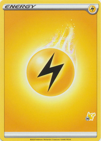 Sword & Shield (Base) EN04 Lightning Energy (Pikachu Symbol 35)
