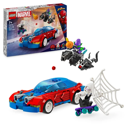 Marvel Spider-Man Race Car & Venom Green Goblin 76279