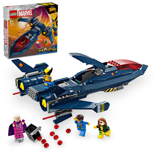 Marvel X-Men X-Jet Buildable Toy Plane Model Set 76281