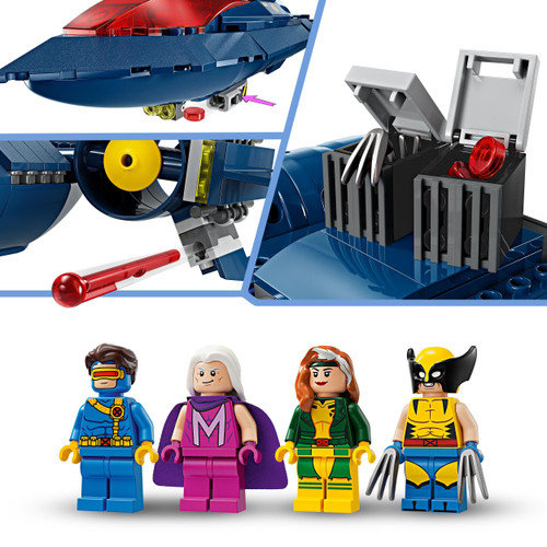 Marvel X-Men X-Jet Buildable Toy Plane Model Set 76281