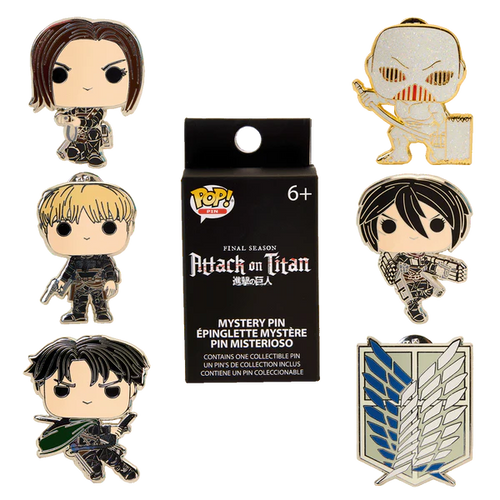 Attack on Titan: The Final Season Characters Mystery Box POP! Pins