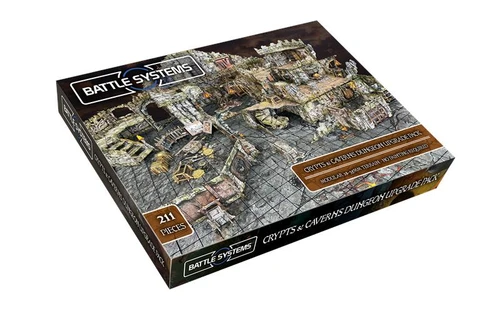 Modular Terrain: Fantasy Dungeon - Crypts and Caverns Dungeon Upgrade Pack