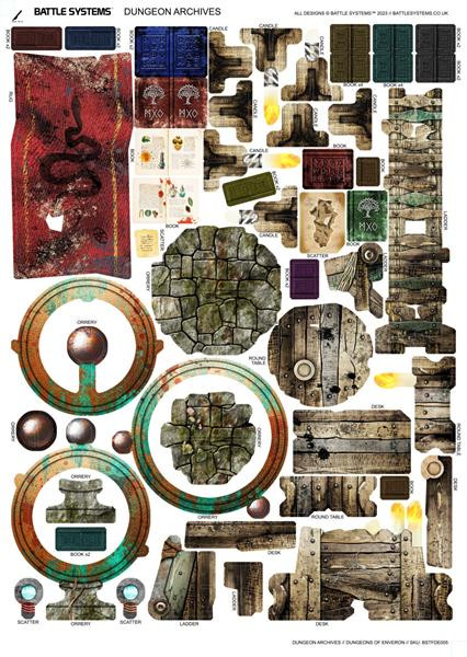 Modular Terrain: Fantasy Dungeon - Dungeon Archives