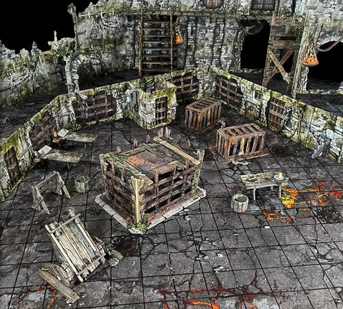 Modular Terrain: Fantasy Dungeon - Dungeon Bastille
