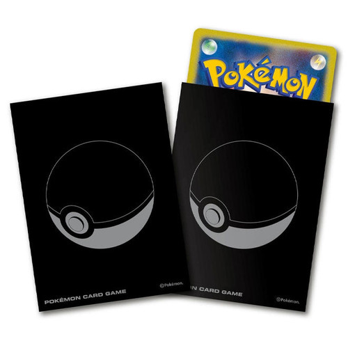 Pokemon Center Japan - Pokeball Pro Black Sleeves (64)