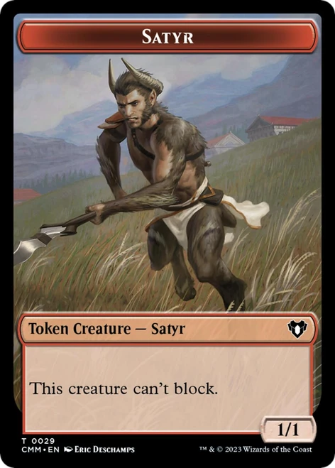 Commander Masters - Satyr Token