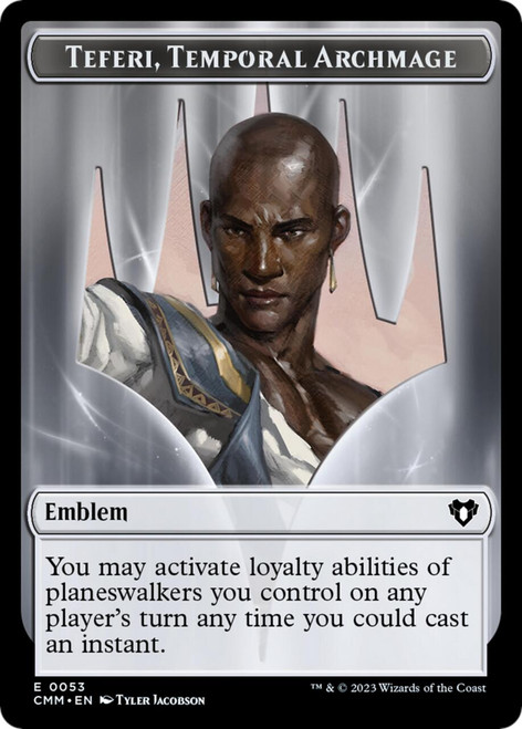 Commander Masters - Teferi, Temporal Archmage Emblem