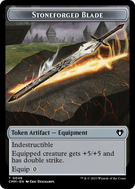 Commander Masters - Stoneforged Blade Token (Foil)
