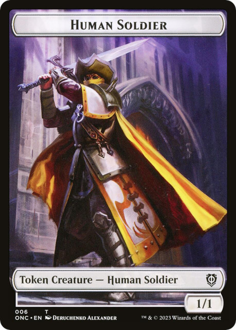Phyrexia: All Will Be One Commander - Human Soldier Token