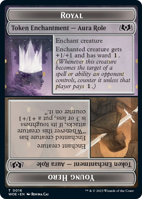 Wilds of Eldraine - Royal / Young Hero Token
