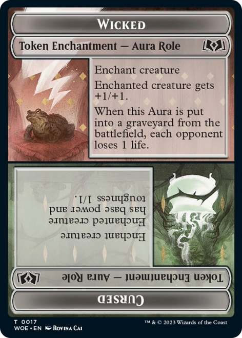 Wilds of Eldraine - Wicked / Cursed Token