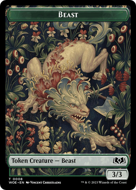 Wilds of Eldraine - Beast Token (Foil)