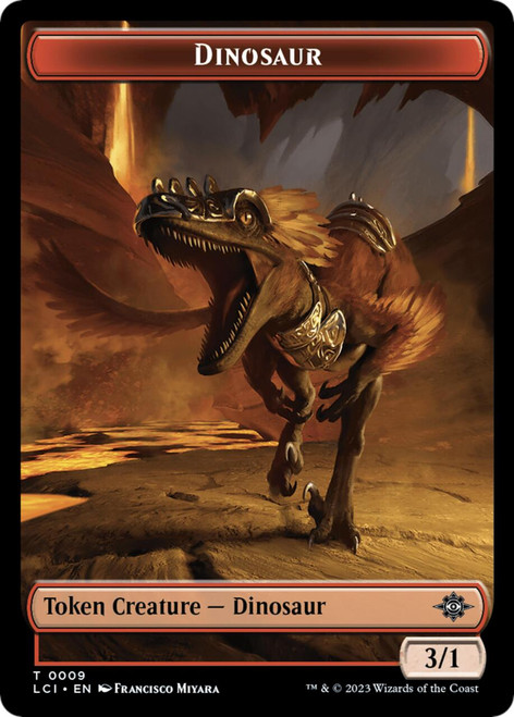 Lost Caverns of Ixalan - Dinosaur (#9) Token (Foil)