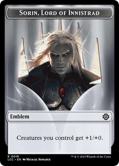 Lost Caverns of Ixalan Commander - Sorin, Lord of Innistrad Emblem