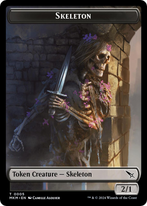 Murders at Karlov Manor - Skeleton Token (Foil)