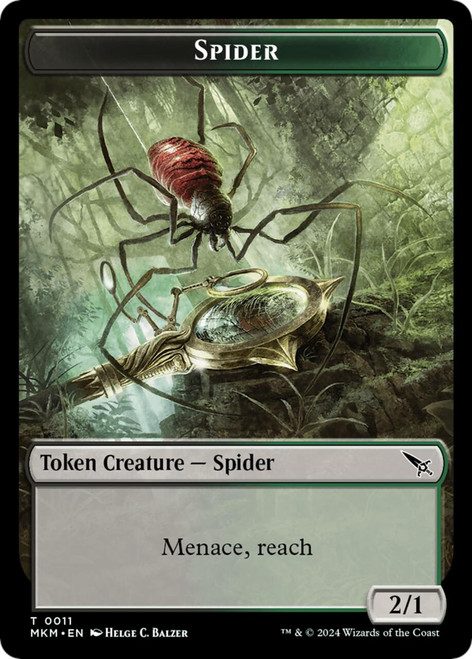 Murders at Karlov Manor - Spider Token (Foil)