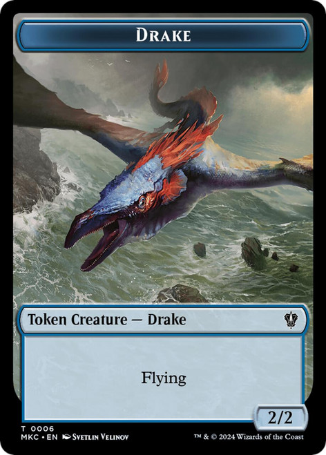 Murders at Karlov Manor Commander - Drake Token