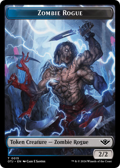 Outlaws of Thunder Junction - Zombie Rogue Token