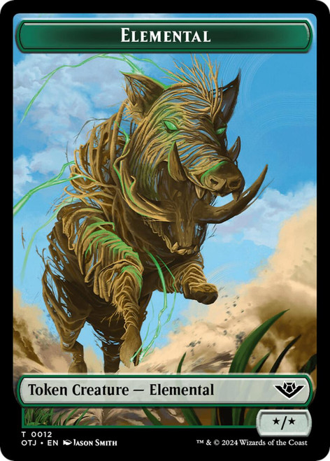 Outlaws of Thunder Junction - Elemental Token (Foil)