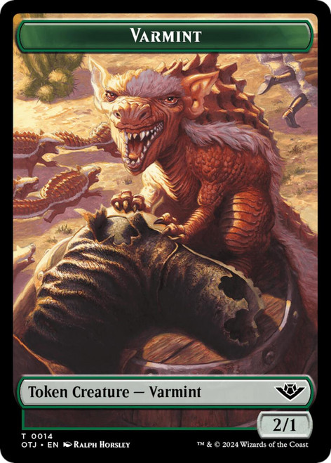 Outlaws of Thunder Junction - Varmint Token (Foil)