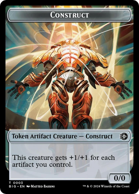 The Big Score - Construct Token (Foil)