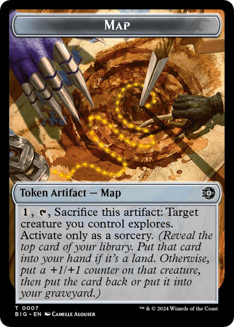 The Big Score - Map Token (Foil)