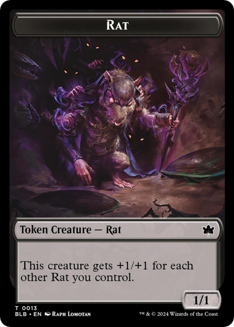 Bloomburrow - Rat Token