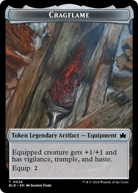 Bloomburrow - Cragflame Token