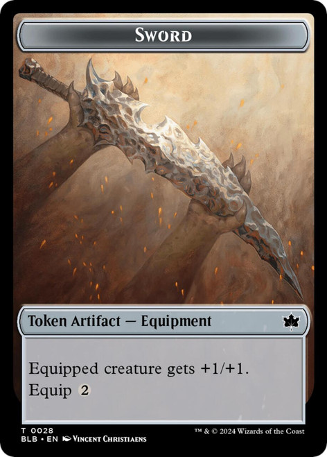 Bloomburrow - Sword Token