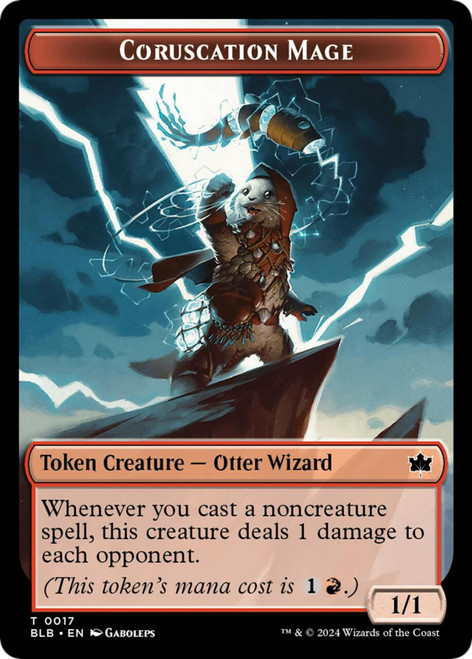 Bloomburrow - Coruscation Mage Token (Foil)