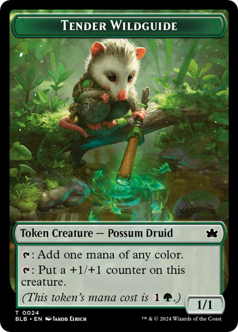 Bloomburrow - Tender Wildguide Token (Foil)