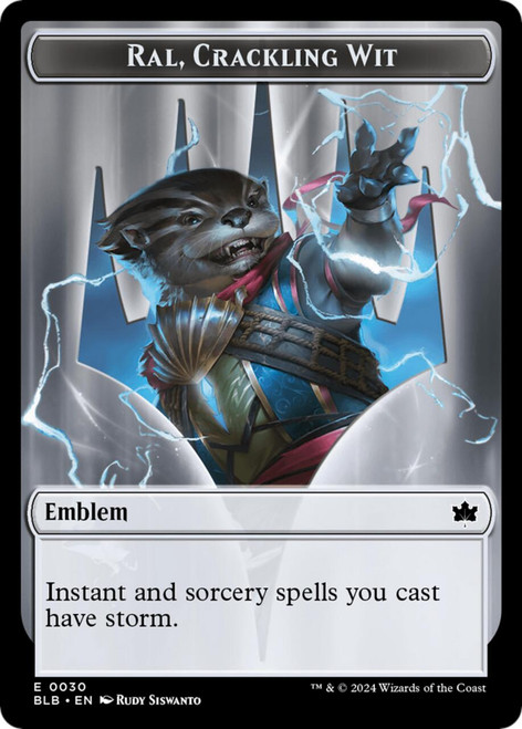 Bloomburrow - Ral, Crackling Wit Emblem (Foil)