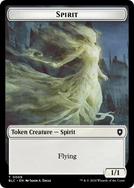 Bloomburrow Commander - Spirit Token