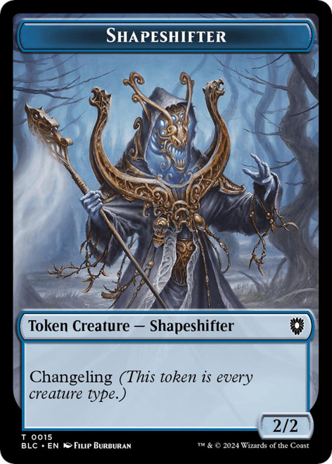Bloomburrow Commander - Shapeshifter Token