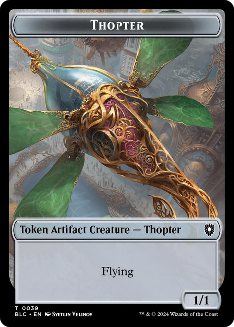 Bloomburrow Commander - Thopter Token