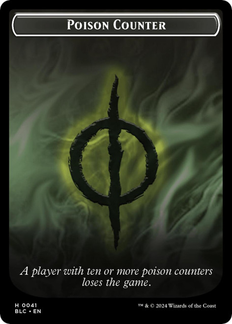 Bloomburrow Commander - Poison Counter Token