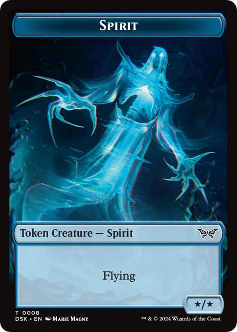 Duskmourn: House of Horror - Spirit (#8) Token (Foil)