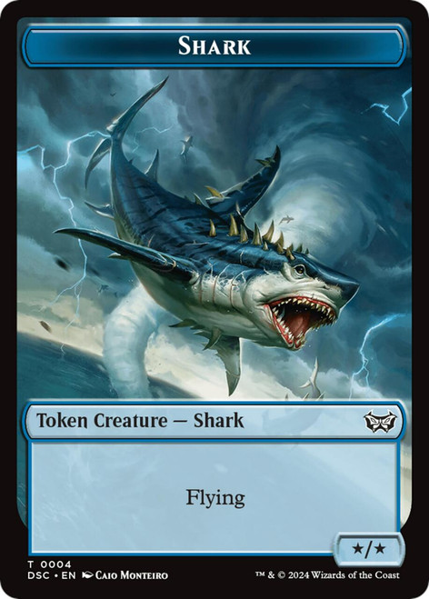 Duskmourn: House of Horror Commander - Shark Token